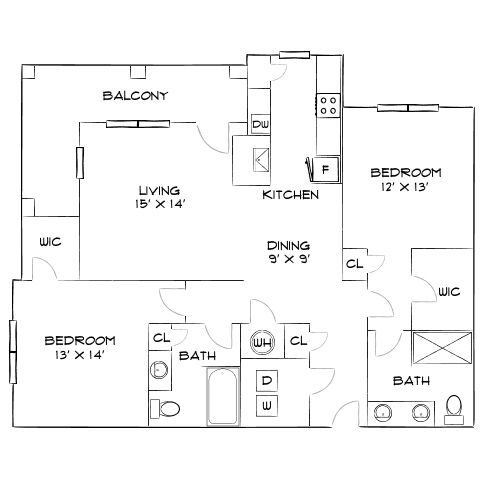 Design 3A floor plan