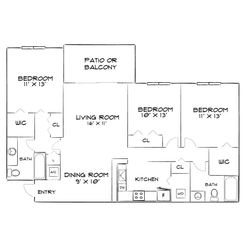 West Boynton - Boynton Beach, FL - Diagram