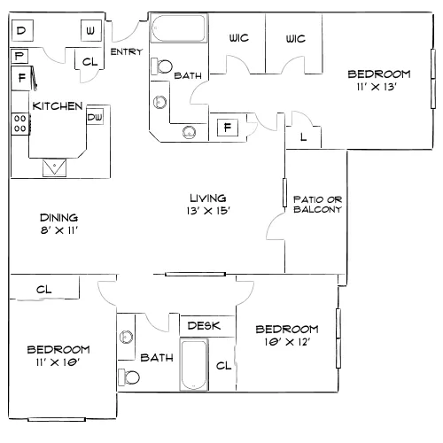 Lakeview at Gateway Park - Denver, CO - Diagram