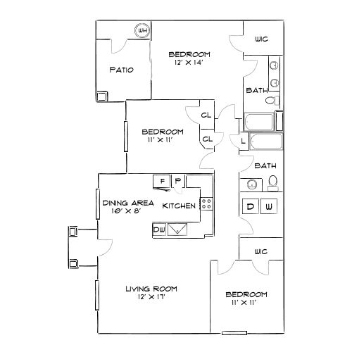 Design 3A floor plan