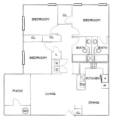 Lassalle Place – Moreno Valley, CA - Floor Plan Diagram