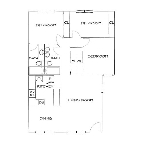 Park Apartments - Escondido, CA - Diagram