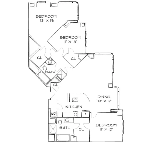 Elevate – Cambridge, MA – Floor Plan Diagram