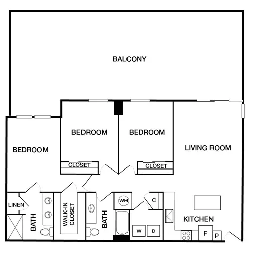 The Watermarc Biscayne Bay - Miami, FL - Floor Plan Diagram