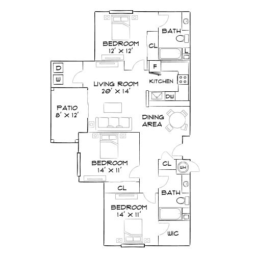 Villas at Towngate - Moreno Valley, CA - Diagram