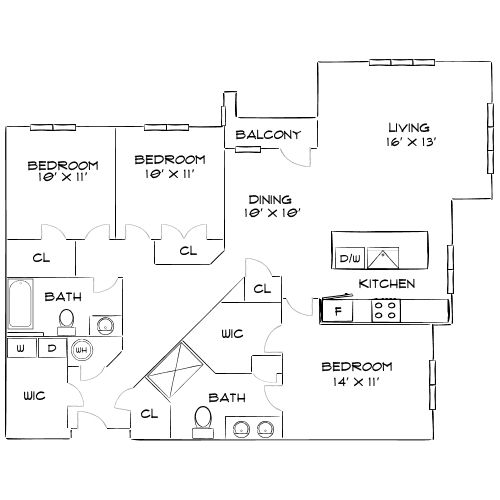 Pine and Parker - Parker, CO - Diagram