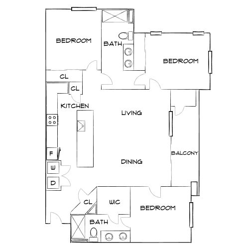 Design 3B floor plan