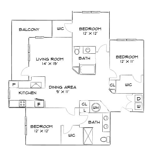 Design 3B floor plan