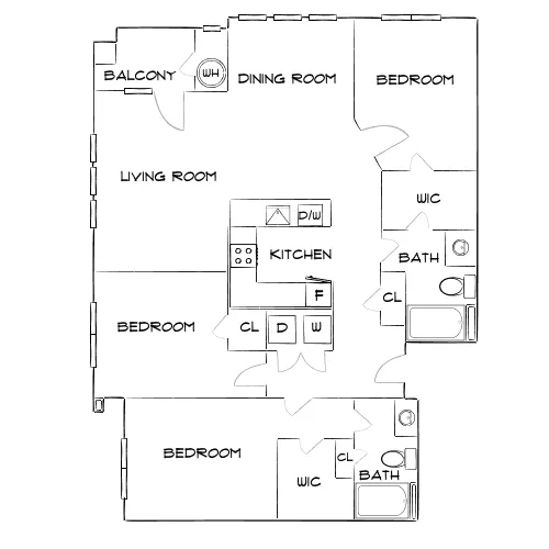 Wesley Village - Charlotte, NC - Diagram