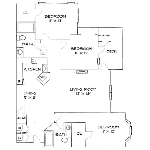 Design 3B floor plan