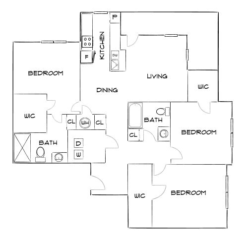 Design 3B20 floor plan