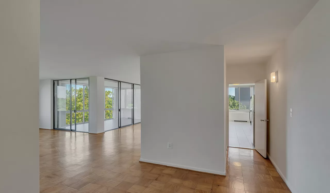 Willard Towers - Chevy Chase, MD - Entryway and Living Room