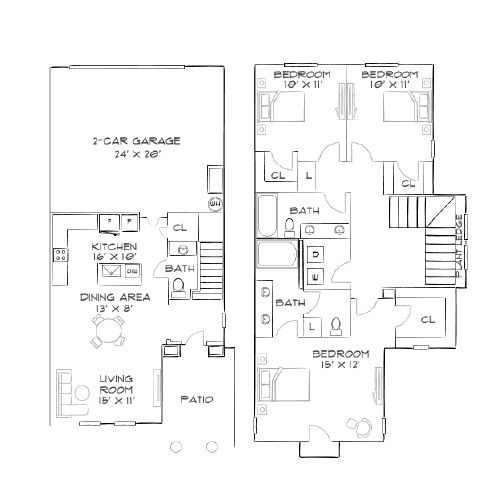 Vineyards at Paseo Del Sol – Temecula, CA – Floor Plan Diagram