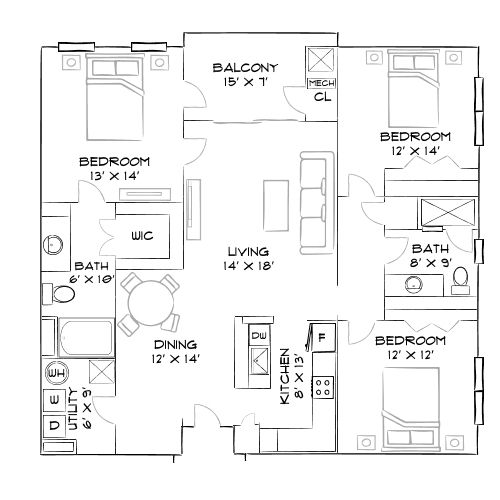 One Boynton - Boynton, FL - Furnished Diagram