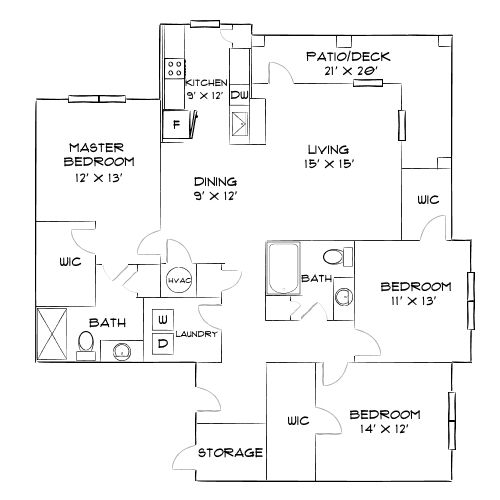 Adara Alexander Place - Raleigh, NC - Diagram