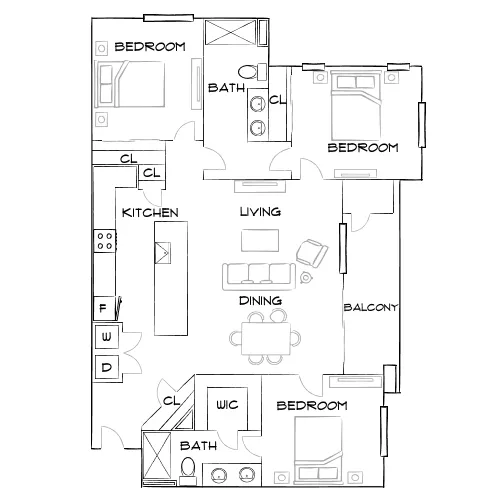 Zerzura - Las Vegas, NV - Furnished Diagram