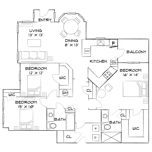 Luxe Lakewood Ranch - Bradenton, FL - Furnished Diagram
