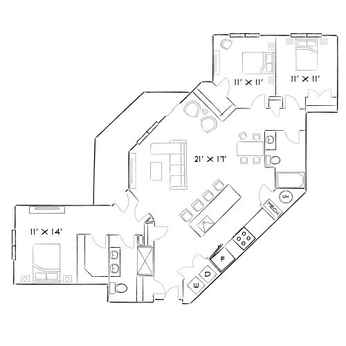 Grant Row Lofts - Thornton, CO - Diagram