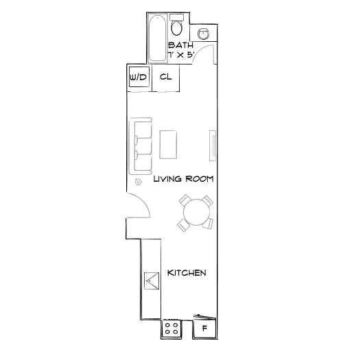 Denim Scottsdale - Scottsdale, AZ - Furnished Diagram