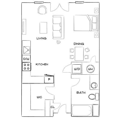 Green Park - Tucker, GA - Furnished Diagram