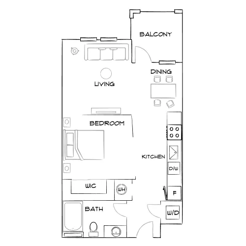 Cortona South Tampa - Tampa, FL - Furnished Diagram