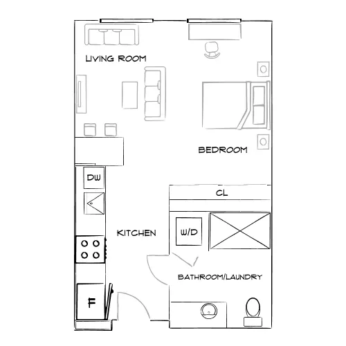 The Broadway - Oakland, CA - Furnished Diagram