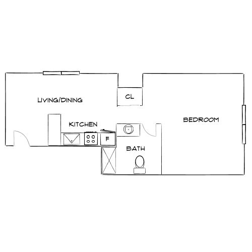 Palms Apartments - San Diego, CA - Diagram