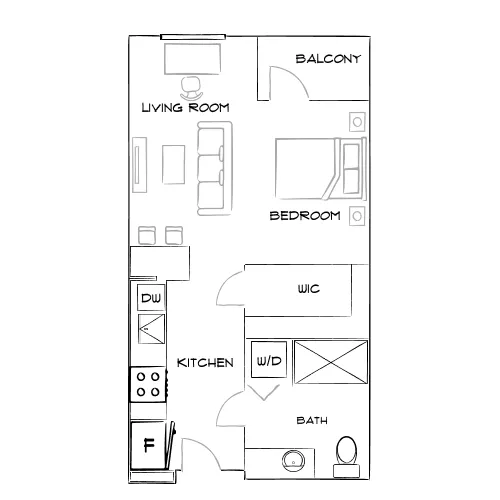 The Broadway - Oakland, CA - Furnished Diagram