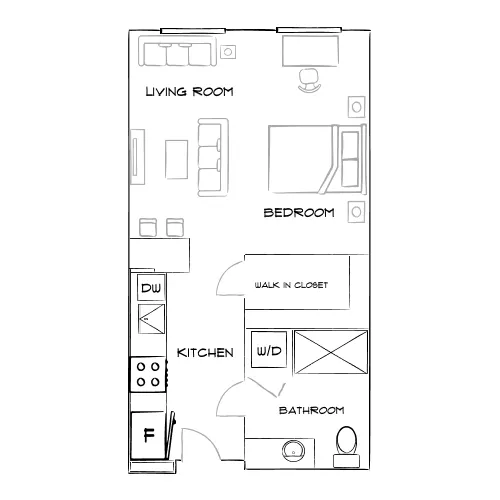 The Broadway - Oakland, CA - Furnished Diagram