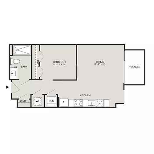 Upton Place - Washington DC - Cherry Floor Plan Diagram