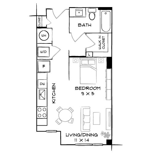 Flast 8300 - Bethesda, MD - Floor plan diagram