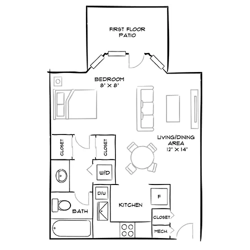 Vaughan Place -Washington, DC - Design EA Floor Plan Diagram
