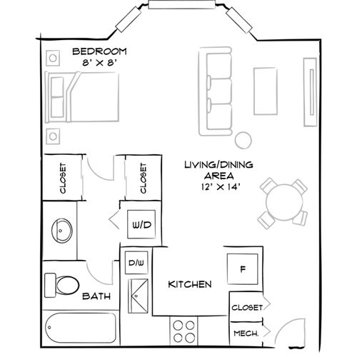 2D Diagram Furnished