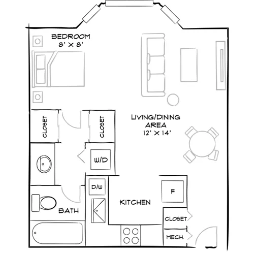 Vaughan Place -Washington, DC - Design EA Floor Plan Diagram