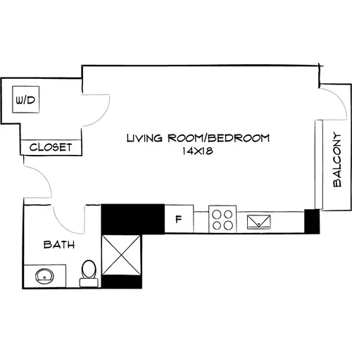 Southgate Towers - Miami, FL - Design EA Floor Plan Diagram