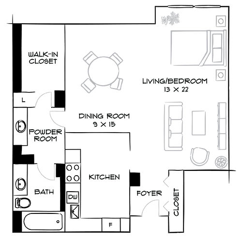 2D Diagram Furnished