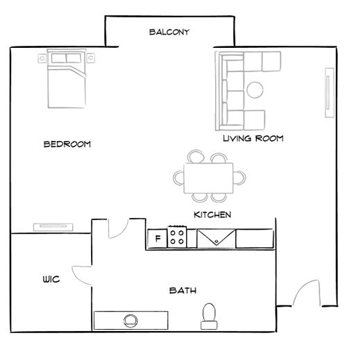 2D Diagram Furnished