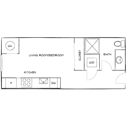 The District at Flagler Village - Fort Lauderdale, FL - Floor Plan Diagram
