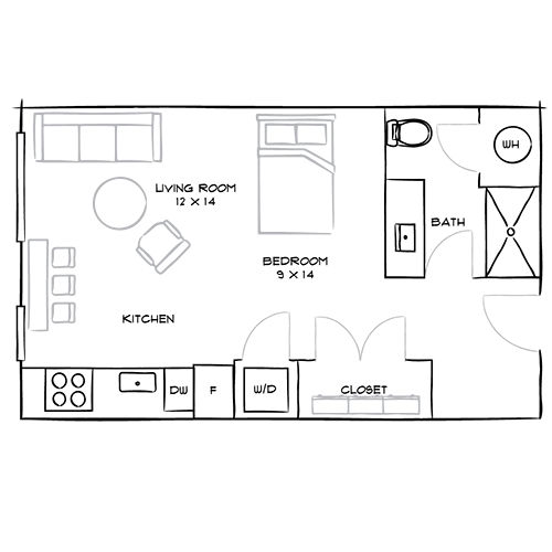 2D Diagram Furnished