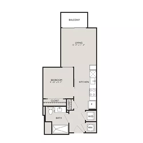 Upton Place - Washington DC - Highlands Penthouse Floor Plan Diagram