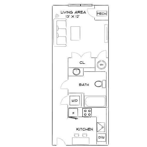 2D Diagram Furnished
