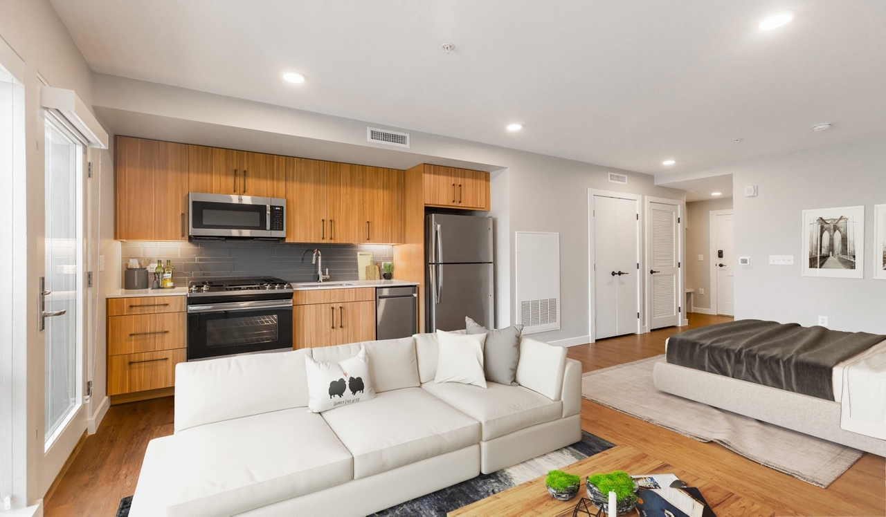 Parc Mosaic - Boulder, CO - Living Room and Kitchen/