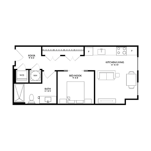 Ravel and Royale - Bethesda, MD - Floor Plan Diagram