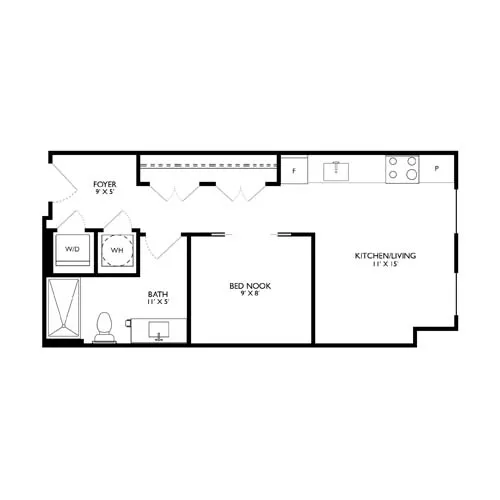 Ravel and Royale - Bethesda, MD - Floor Plan Diagram