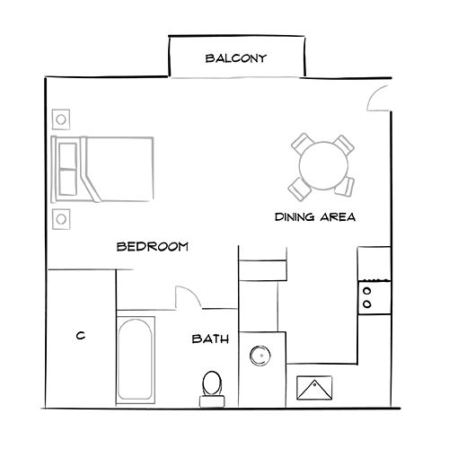 2D Diagram Furnished