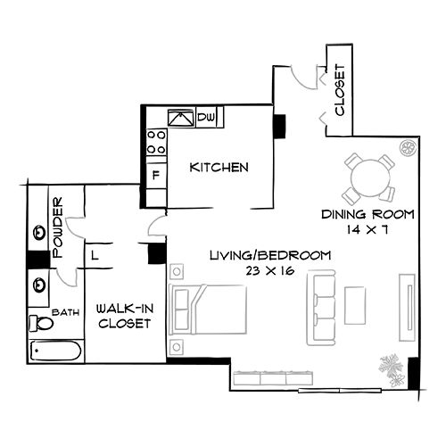 2D Diagram Furnished