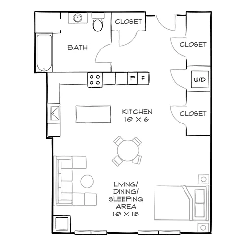 One Greenway - Boston, MA - Floor Plan Diagram