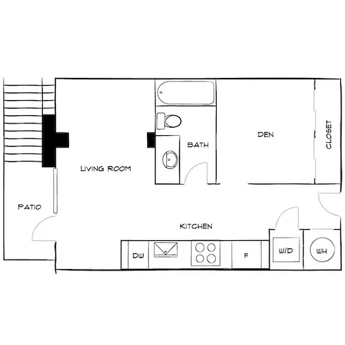 The District at Flagler Village - Fort Lauderdale, FL - Floor Plan Diagram