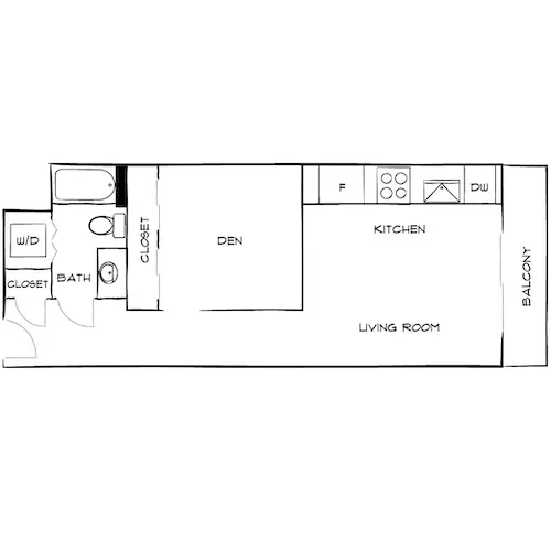 District at Flagler Village - Ft Lauderdale - Floor Plan Diagram Design EE