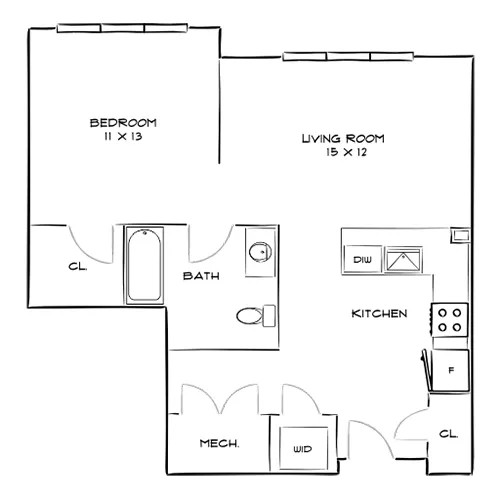 The Chase at Overlook Ridge - Revere, MA - Floor Plan Diagram